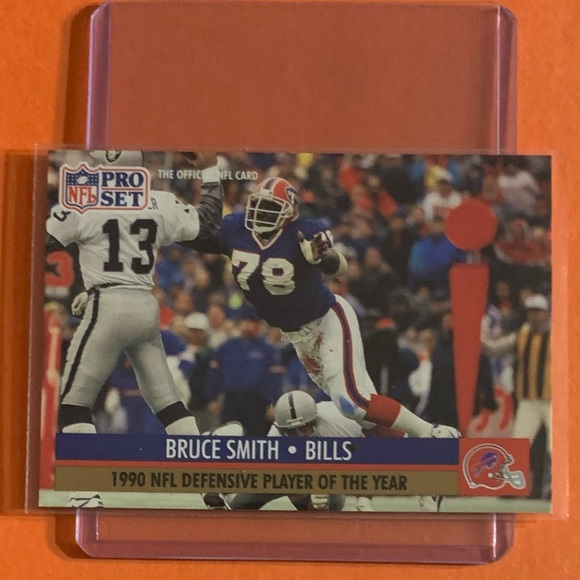 Bruce Smith #6 [DPOY] 1991 Pro Set Football Trading Card - Picture 1 of 2
